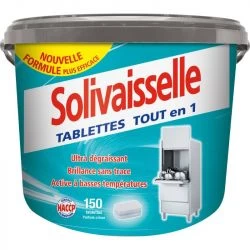 Pastilles lave-vaisselle 5 en 1 Solivaisselle - seau de 150