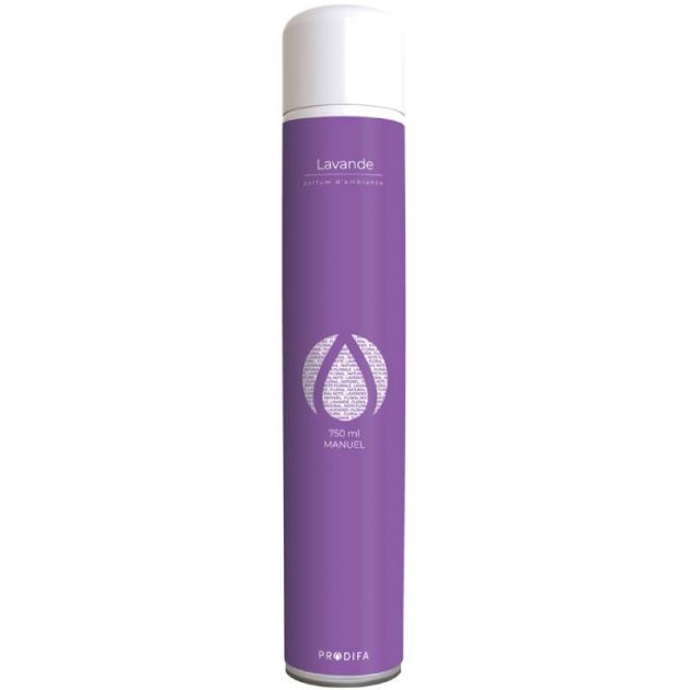 Désodorisant parfum d'ambiance aérosol 750 ml lavande