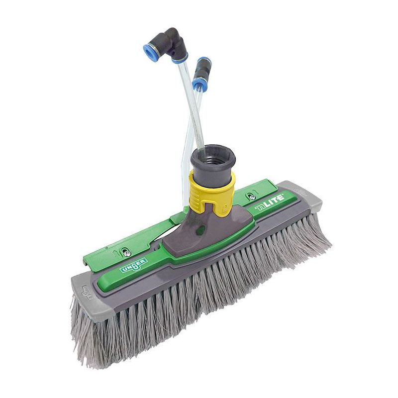 Brosse haute performance nLite non fleurée avec rampe de rinçage + swivel lock Brosse haute performance nLite non fleurée avec rampe de rinçage + swivel lock