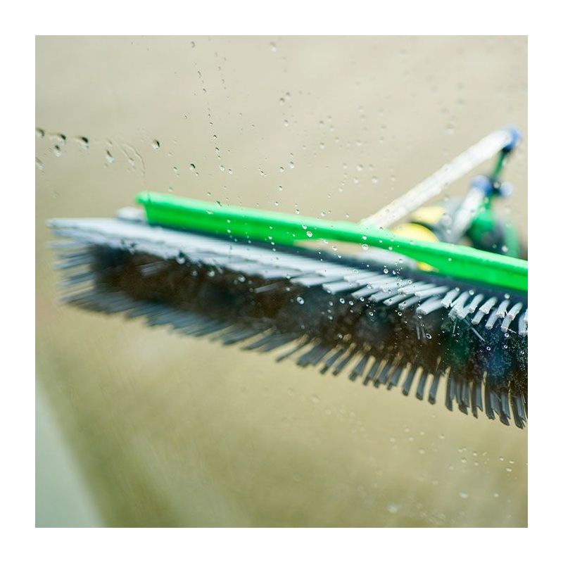 Brosse haute performance nLite non fleurée avec rampe de rinçage + swivel lock Brosse haute performance nLite non fleurée avec rampe de rinçage + swivel lock