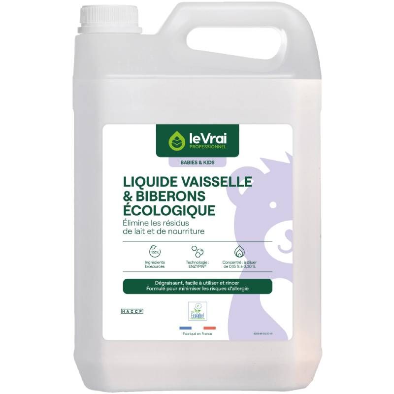 Liquide vaisselle & biberons écologique 5 L Liquide vaisselle & biberons écologique 5 L