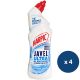 Gel Javel désinfectant WC 750 ml Harpic - lot de 4 flacons