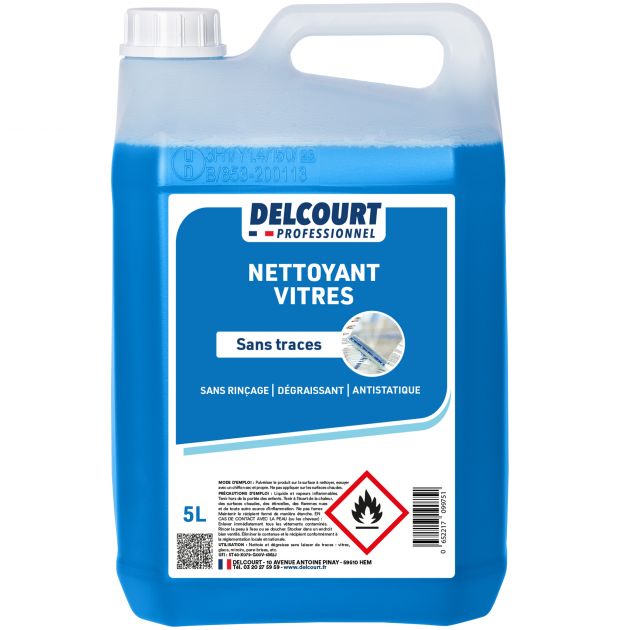 Produit nettoyant vitres Delcourt 5 L Produit nettoyant vitres Delcourt 5 L