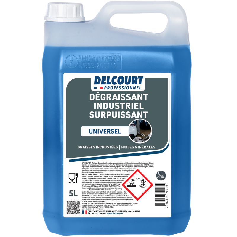 Nettoyant dégraissant surpuissantbidon de 5 L Delcourt Nettoyant dégraissant surpuissantbidon de 5 L Delcourt