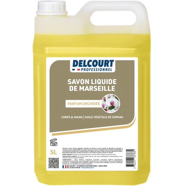Savon de Marseille liquide 5L Delcourt Orchidée 3/4