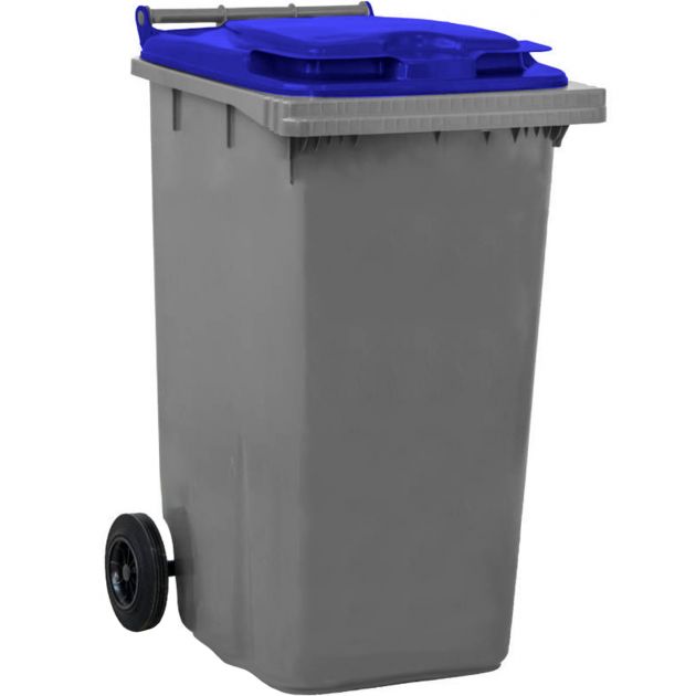 Conteneur poubelle 240 litres 2 roues bleu Conteneur poubelle 240 litres 2 roues bleu