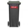 Conteneur poubelle 2 roues 120 L Citybac Sulo couvercle vert