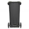 Conteneur poubelle 2 roues 120 L Citybac Sulo couvercle vert