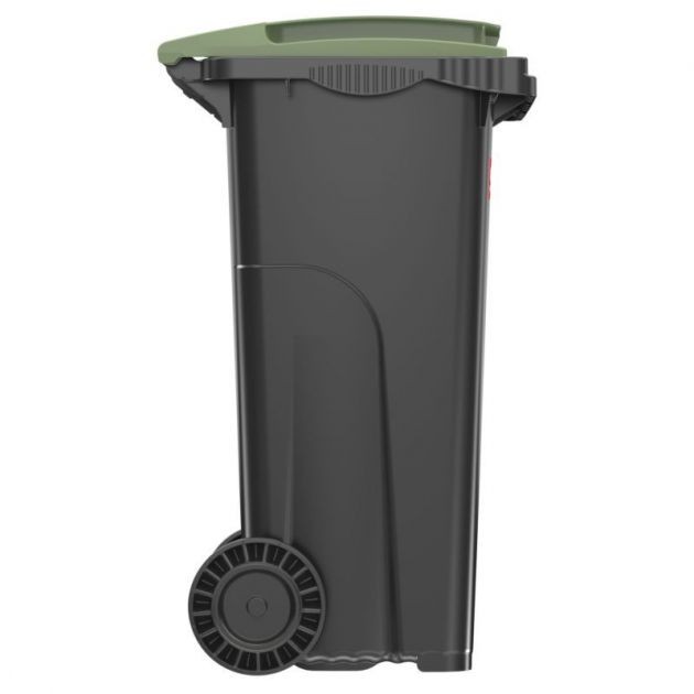 Conteneur poubelle 2 roues 120 L Citybac Sulo couvercle vert Conteneur poubelle 2 roues 120 L Citybac Sulo couvercle vert