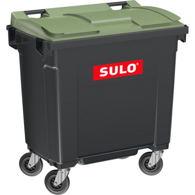 Conteneur poubelle 4 roues sans prise ventrale 770 L Citybac Sulo