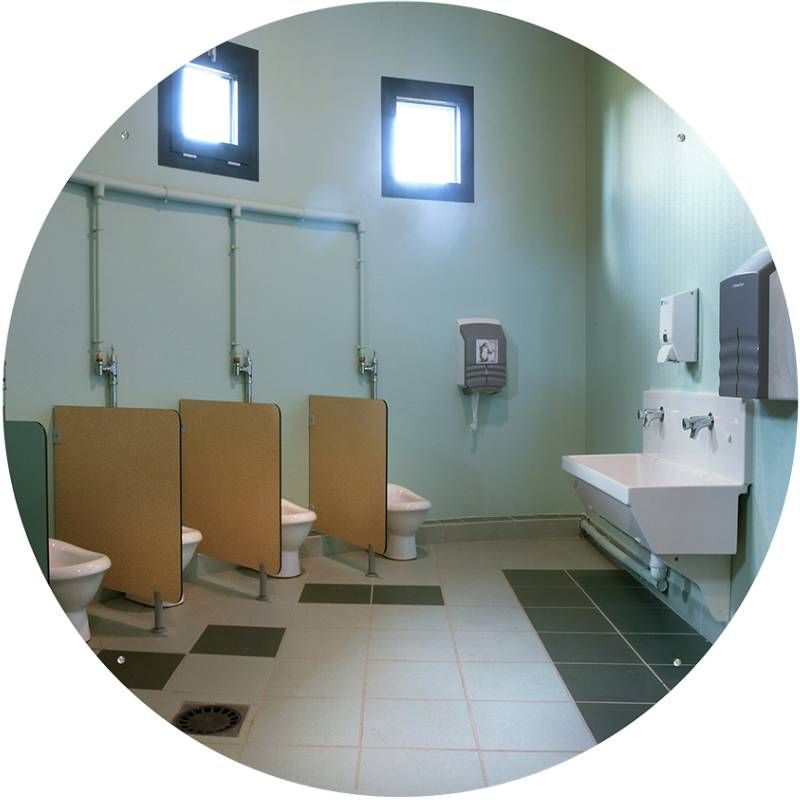 Miroir plat incassable rond lieux publics Ø 49 cm Miroir plat incassable rond lieux publics Ø 49 cm