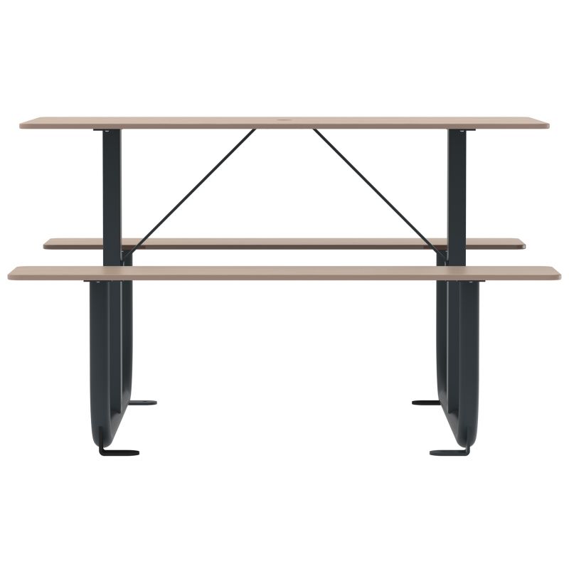 Table picnic à fixer anthracite Symphonie Extreme Table picnic à fixer anthracite Symphonie Extreme