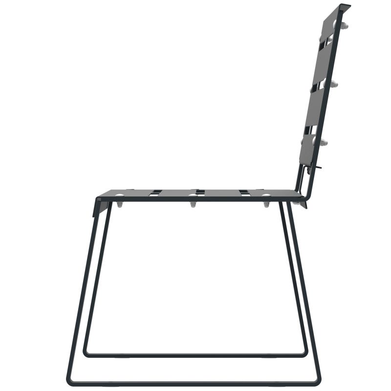 Banc public en métal à fixer Ballade