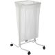 Support sur pied de sac poubelle mobile acier 110 L  Rossignol