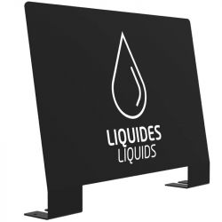 Plaque signalétique pour borne de tri sélectif Alitri Liquide