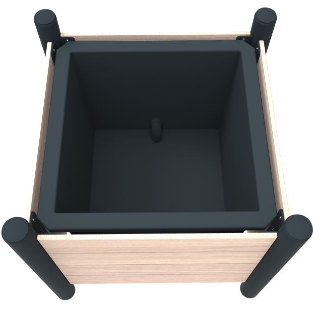 Jardinière urbaine avec bac 75L HPL Vibrato Extreme rossignol Jardinière urbaine avec bac 75L HPL Vibrato Extreme rossignol