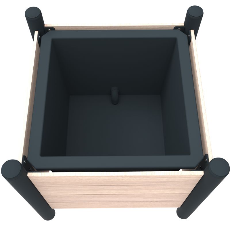 Jardinière urbaine avec bac 75L HPL Vibrato Extreme rossignol Jardinière urbaine avec bac 75L HPL Vibrato Extreme rossignol