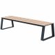 Banc public sans dossier Ballade Extreme HPL et acier