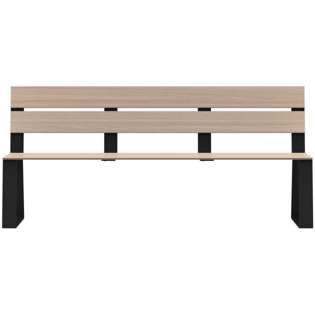 Banc public Ballade Extreme HPL et acier Rossignol
