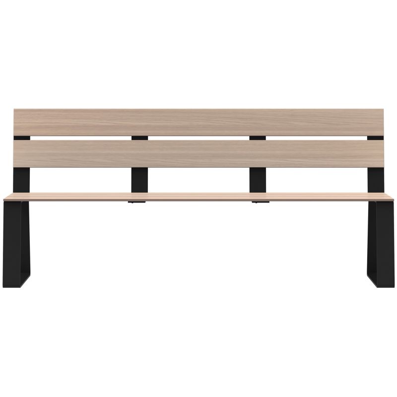 Banc public Ballade Extreme HPL et acier Rossignol