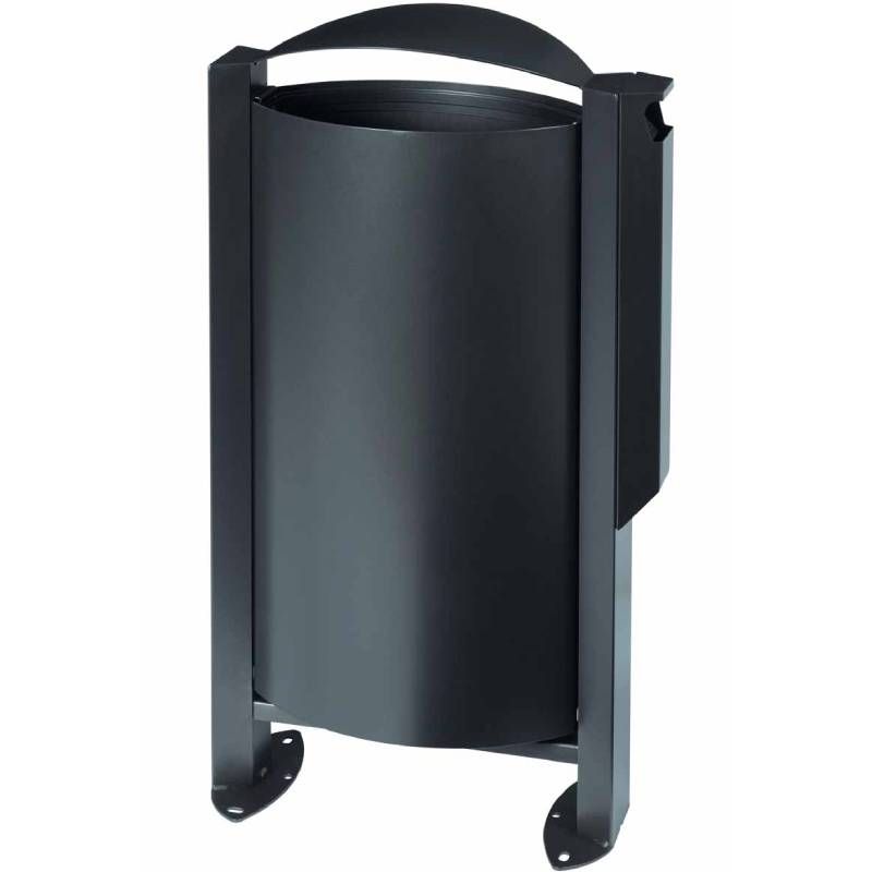 Poubelle cendrier d'exterieur gris anthracite mat Arkea Poubelle cendrier d'exterieur gris anthracite mat Arkea