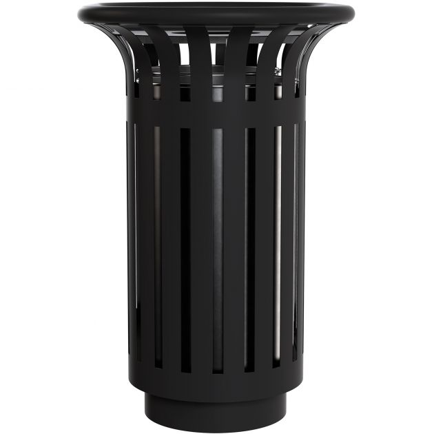 Poubelle d'extérieur tulipe 2 x 40L couvercles et bacs