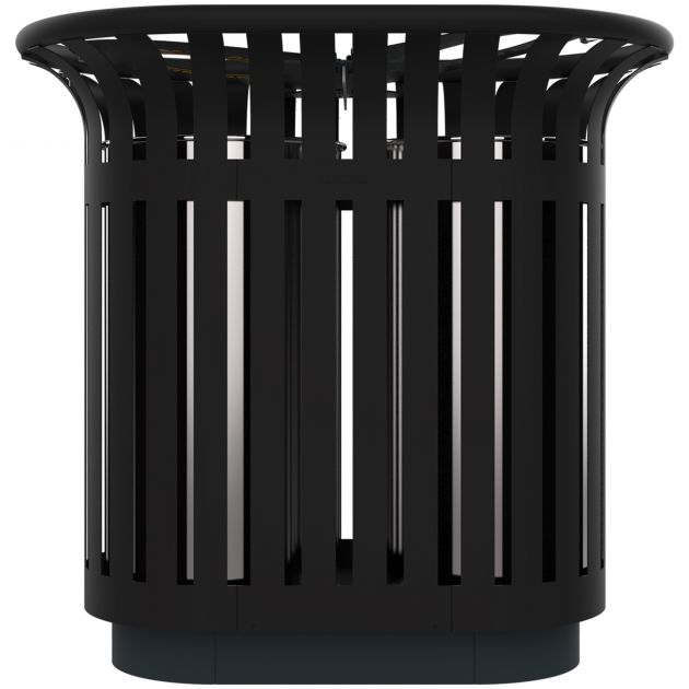Poubelle d'extérieur tulipe 2 x 40L couvercles et bacs