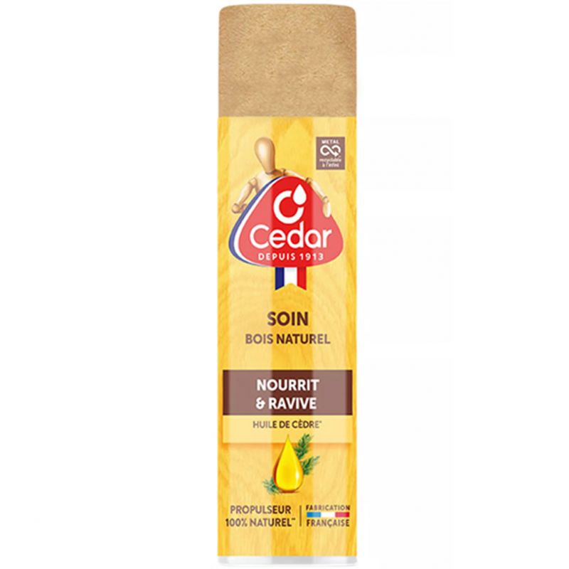 Spray dépoussiérant nourrissant bois 300 ml O’Cedar Spray dépoussiérant nourrissant bois 300 ml O’Cedar