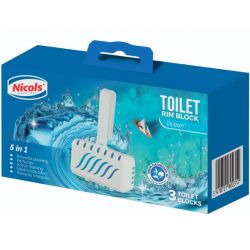Boîte de 3 blocs WC Nicols - lot de 4