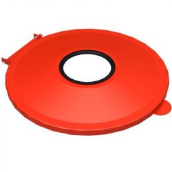 Couvercle poubelle​ tri sélecti pour support sac 80L - 110L Rouge