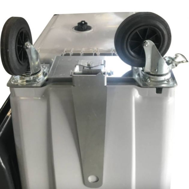 Timon d'attelage pour conteneur poubelle 4 roues