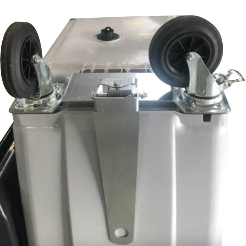 Timon d'attelage pour conteneur poubelle 4 roues