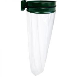 Support sac poubelle mural 110 L vert