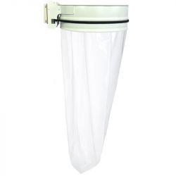 Support sac poubelle mural 110 L Blanc
