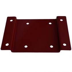 Fixation murale pour support sac poubelle 80L - 110L Rouge