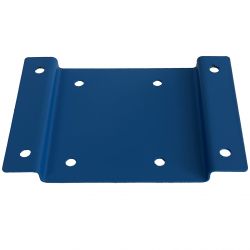 Fixation murale pour support sac poubelle 80L - 110L Bleu