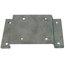 Fixation murale pour support sac poubelle 80L - 110L Galvanisé