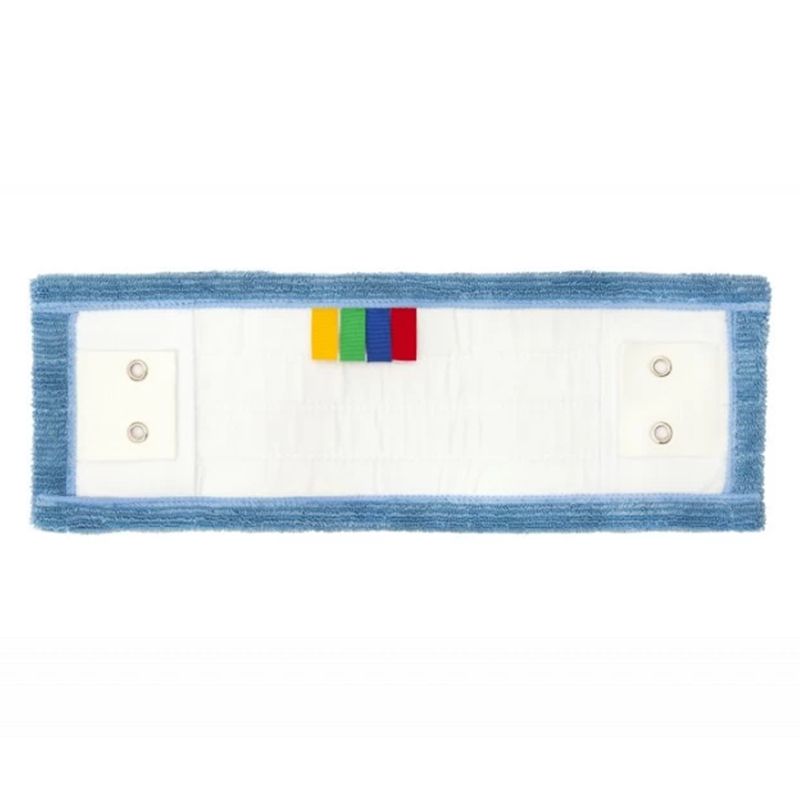 Frange microfibre 40 cm pour système à poches et à languettes recto Frange microfibre 40 cm pour système à poches et à languettes recto