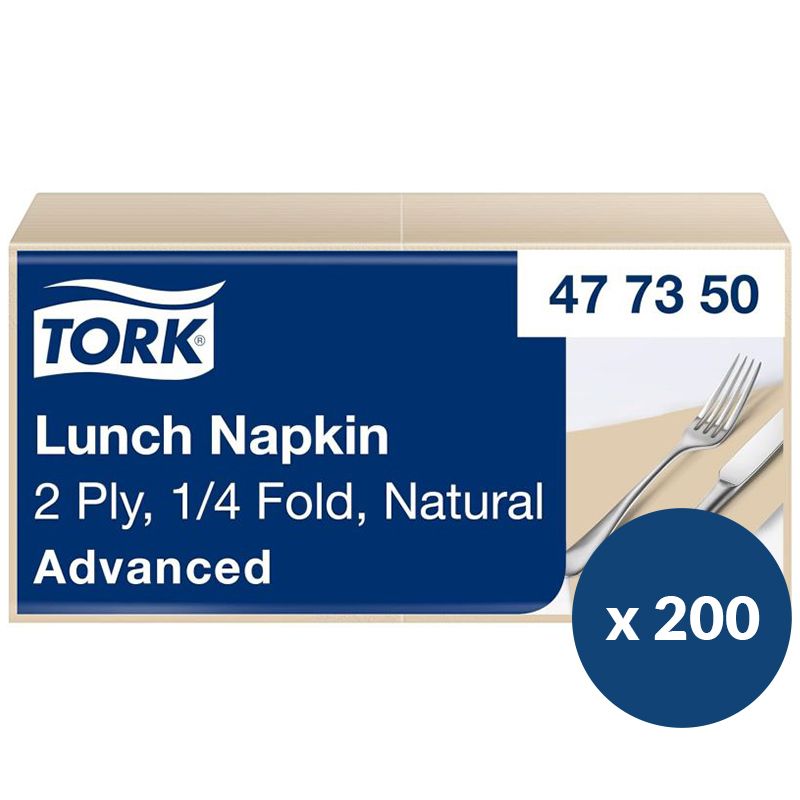 Serviette en papier Ecolabel Tork Advanced 33 x 33 cm x 200