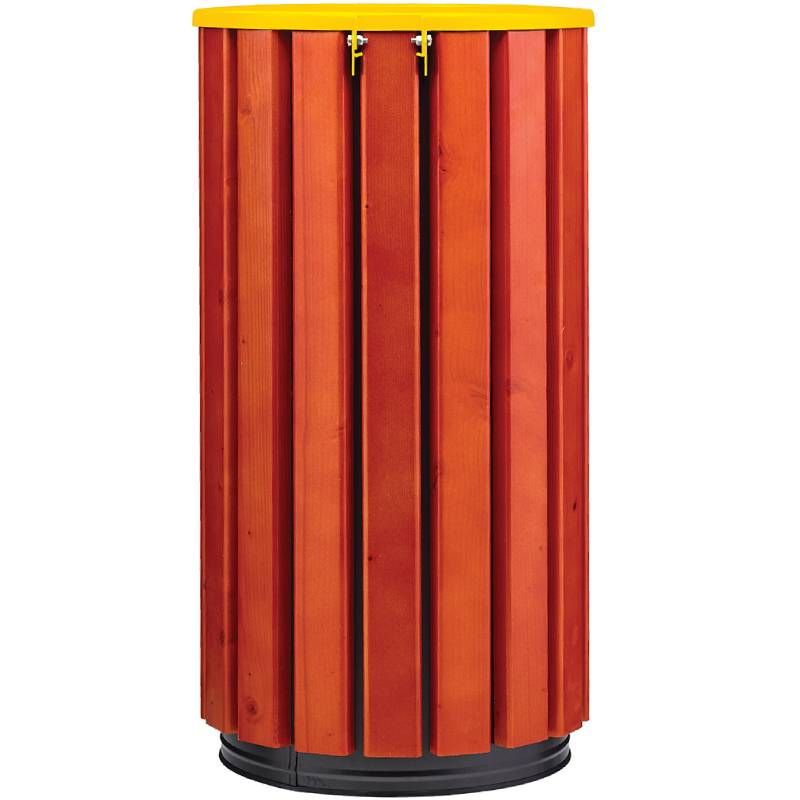 Corbeille zeno access jaune