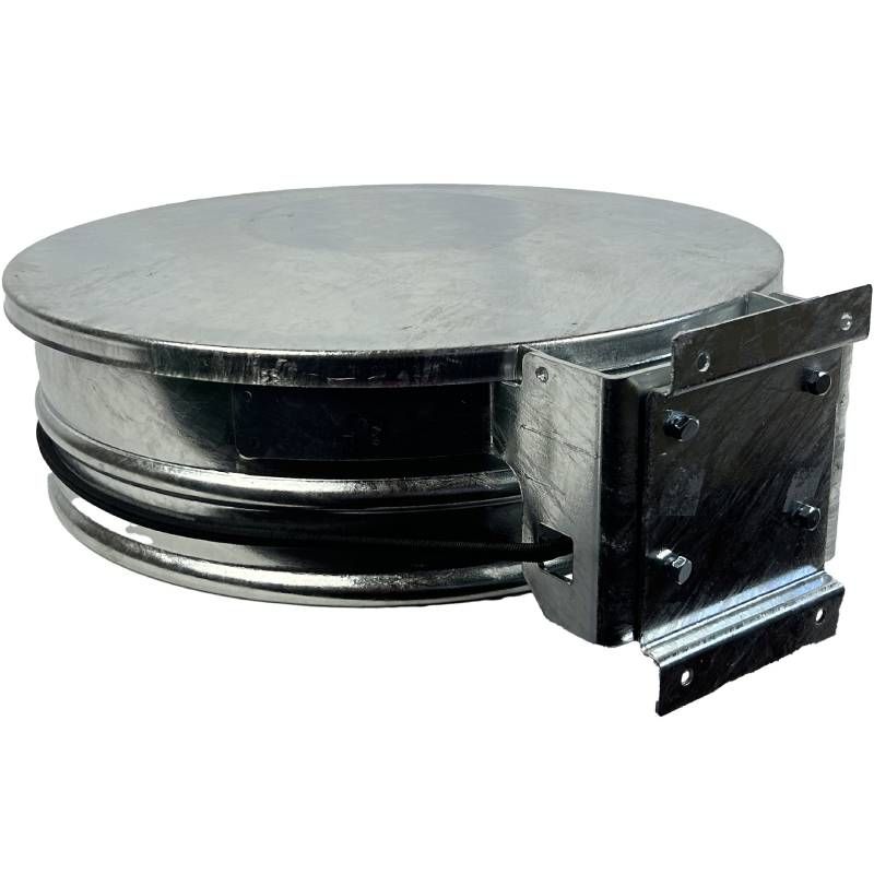 Support sac poubelle mural avec couvercle 110 L galvanisé