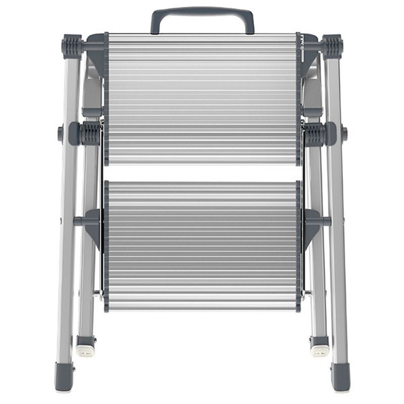 Marchepied pliant​ 2 marches antidérapantes aluminium plié face