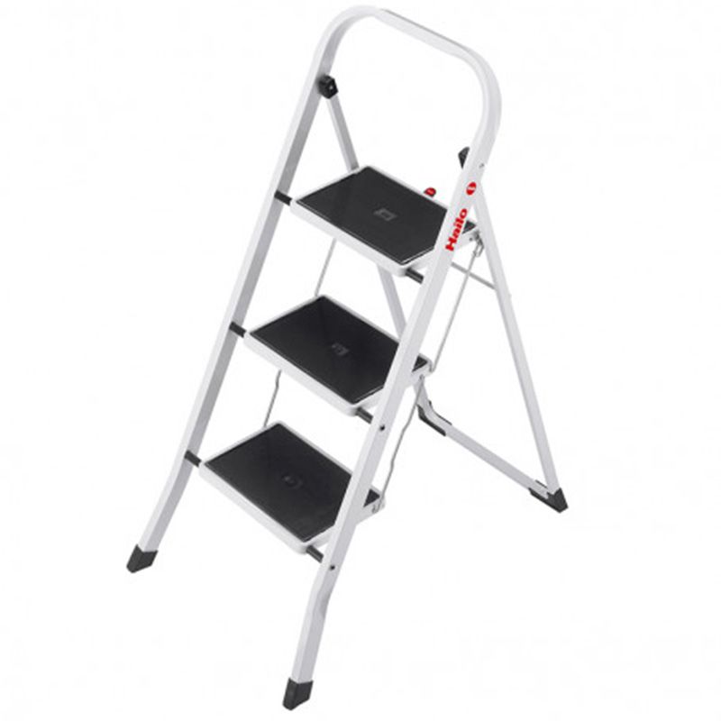 Marchepied pliable antidérapant acier 3 marches Marchepied pliable antidérapant acier 3 marches