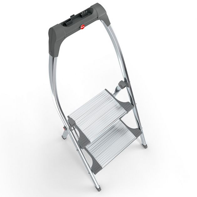 Marchepied  2 marches pliable antidérapant aluminium dessus Marchepied  2 marches pliable antidérapant aluminium dessus