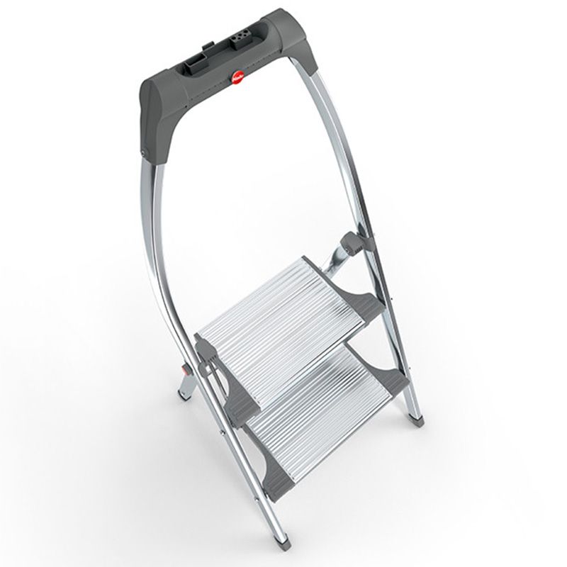 Marchepied  2 marches pliable antidérapant aluminium dessus Marchepied  2 marches pliable antidérapant aluminium dessus