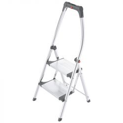 Marchepied pliable antidérapant aluminium 2 marches