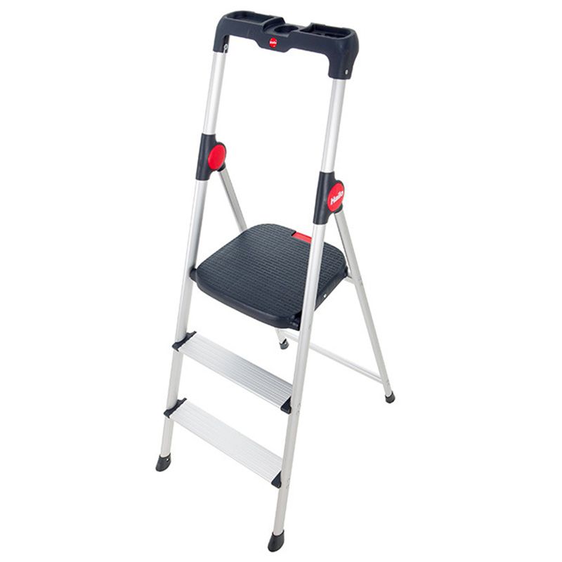 Marchepied pliable sécurisé avec plateforme plastique 3 marches 