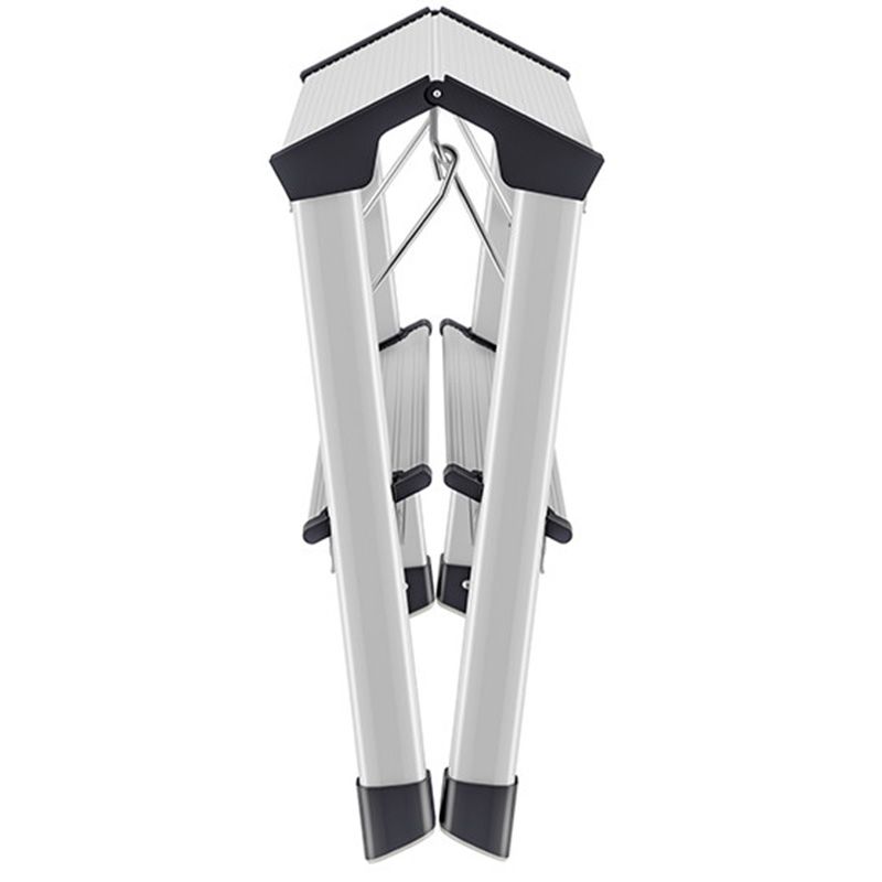 Marchepied double accès pliant  2 marches en aluminium plié coté Marchepied double accès pliant  2 marches en aluminium plié coté