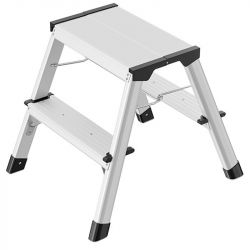 Marchepied double accès pliant en aluminium 2 marches