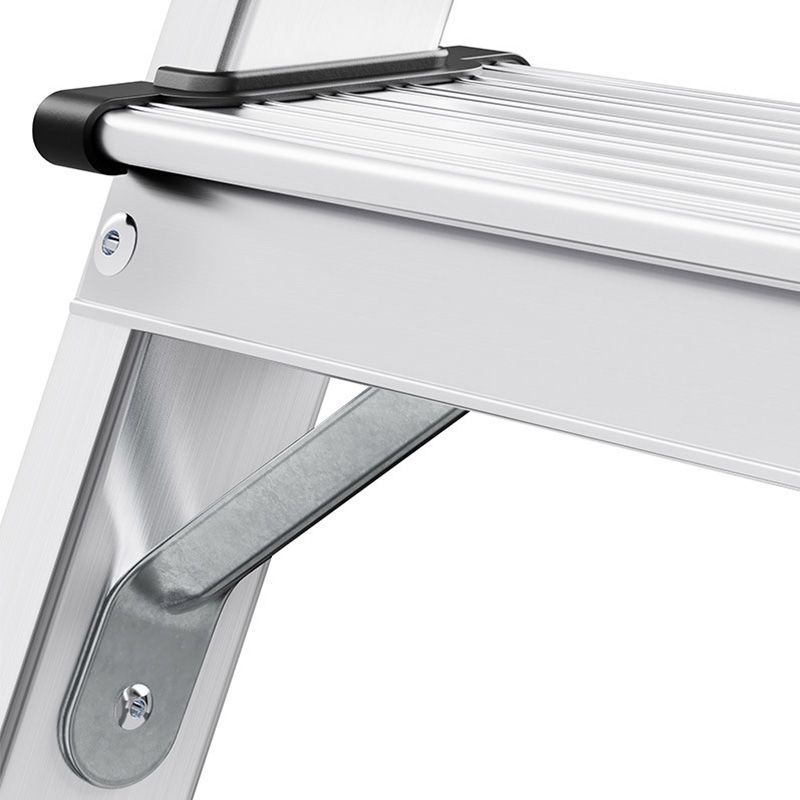 Marchepied double accès pliant en aluminium marche renforcée Marchepied double accès pliant en aluminium marche renforcée